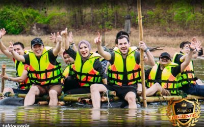 Raft Craft team building in Chiang Mai