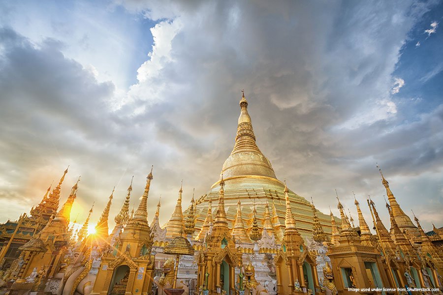 Yangon Shwedagon Pagoda 360 Panorama